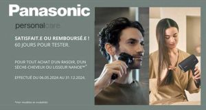 Rasoir - Sèche-cheveux ou Lisseur Panasonic 100% remboursés
