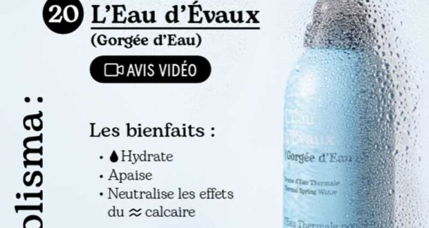 20 Brumes thermales L'Eau d'Evaux Olisma à tester