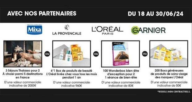200 box de produits de soins visage offertes