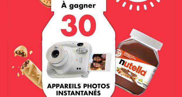 30 appareils photos instantanés Instax à gagner