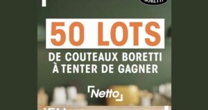 50 lots de 5 couteaux de cuisine Boretti à remporter