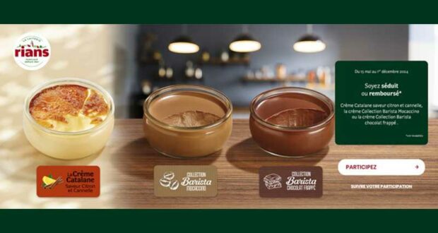 Crème rians 100% remboursé
