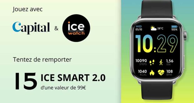 15 montres Ice Smart 2.0 offertes