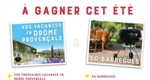 50 barbecues à charbon de bois offerts (valeur unitaire 110 euros)