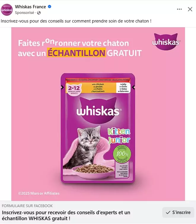 Poulet en gelée Whiskas