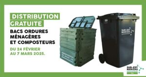 Distribution des bacs d’ordures ménagères et des composteurs