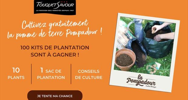 100 kits de plantation Pompadour offerts