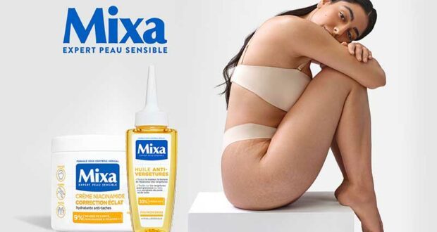 140 Huile anti-vergetures et Crème Niacinamide Correction Éclat MIXA à tester