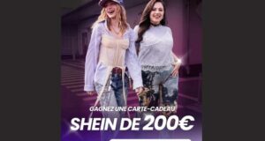 20 cartes cadeaux Shein de 200 euros offertes
