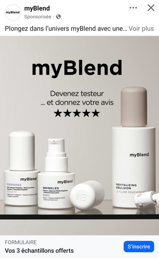 Produits Soins et Beauté myBlend