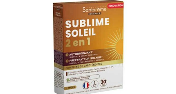 30 Sublime Soleil 2 en 1 Santarome à tester