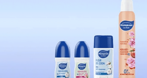 320 Déodorant et Anti-transpirant parfumée Monsavon à tester