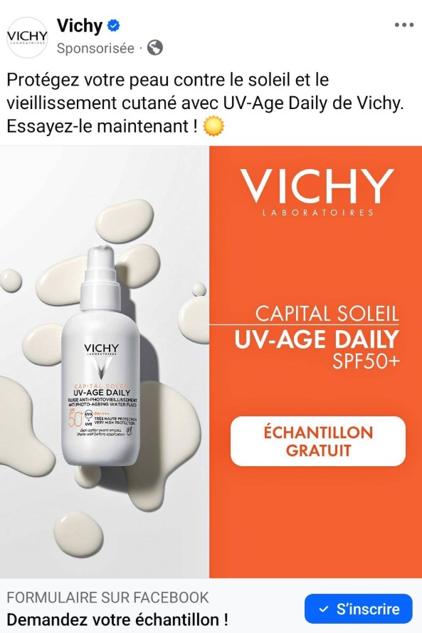 Fluide UV-AGE DAILY SPF 50+ de Vichy