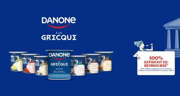 Yaourt à la grecque DANONE 100% remboursé