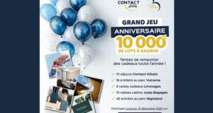 10 séjours Contact Hôtels à gagner (350€ chaque)