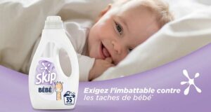 1000 lessive Skip Bébé à tester gratuitement