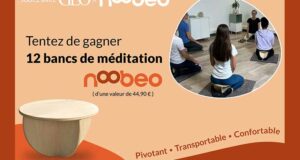 12 bancs de méditation à gagner (45€ chaque)