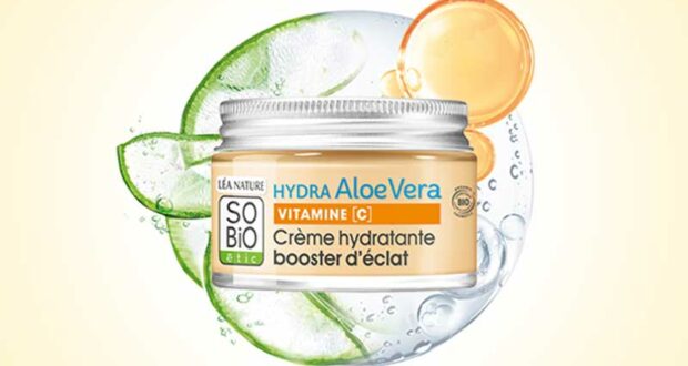 60 crème hydratante booster d'éclat Hydra Aloe Vera Vitamine [C] à tester