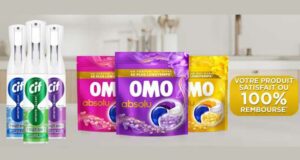 Produit OMO et Cif 100% remboursé