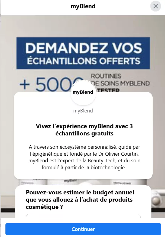 Routine Produits Soins et Beauté myBlend