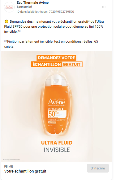 Ultra Fluid SPF50 Avène