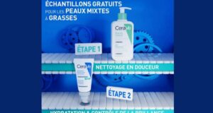 Échantillons des soins pour peaux mixtes à grasses de CeraVe