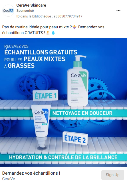 soins pour peaux mixtes à grasses de CeraVe
