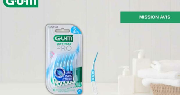 100 Bâtonnets interdentaires GUM SOFT-PICKS PRO à Tester