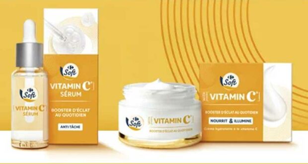 100 routines Vitamin C de Carrefour SOFT offertes