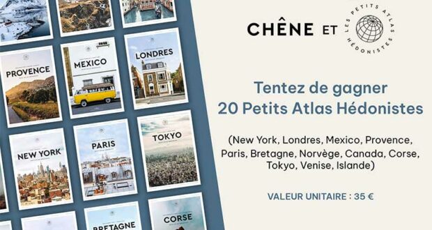20 Petits Atlas Hédonistes à gagner (35€ chaque)
