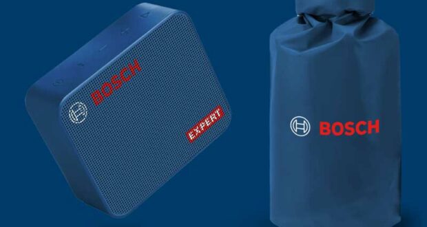 200 lots à gagner comportant 1sac Bosch étanche + 1enceinte JBL