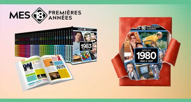 34 lots de 2 livres "Mes 18 premières années !" à gagner (36€)