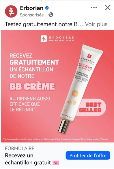 BB Crème au Ginseng Erborian