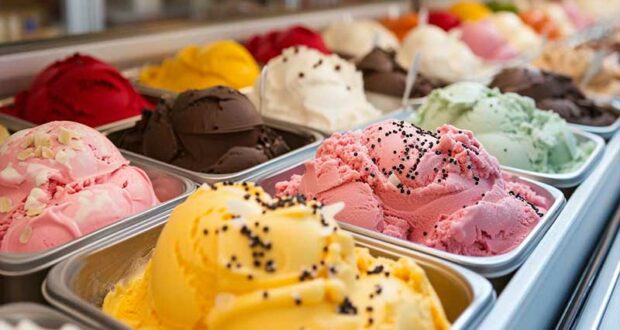 Distribution gratuite de glaces
