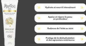 30 Crèmes de Nuit à l’Huile d’Argan Bio Marilou Bio à tester