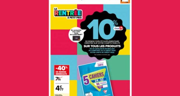 Catalogue Carrefour du 19 août au 01 septembre 2025