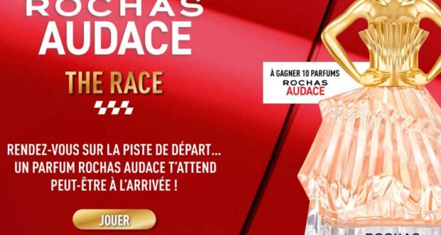 10 parfums Rochas Audace à gagner