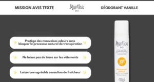 30 Déodorants Vanille Marilou Bio à tester