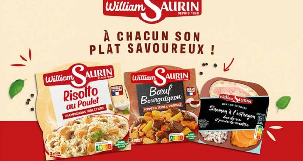 500 Packs William Saurin à tester gratuitement