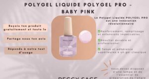 60 Polygel liquide POLYGEL PRO baby pink Peggy Sage à tester