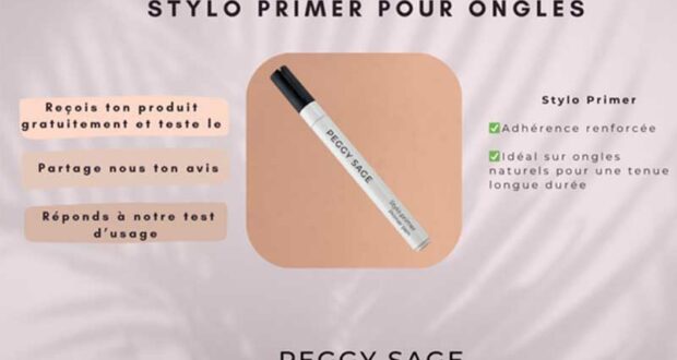 60 Stylo primer pour ongles Peggy Sage à tester