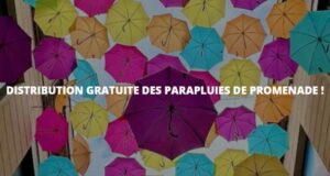 Distribution Gratuite de Parapluies