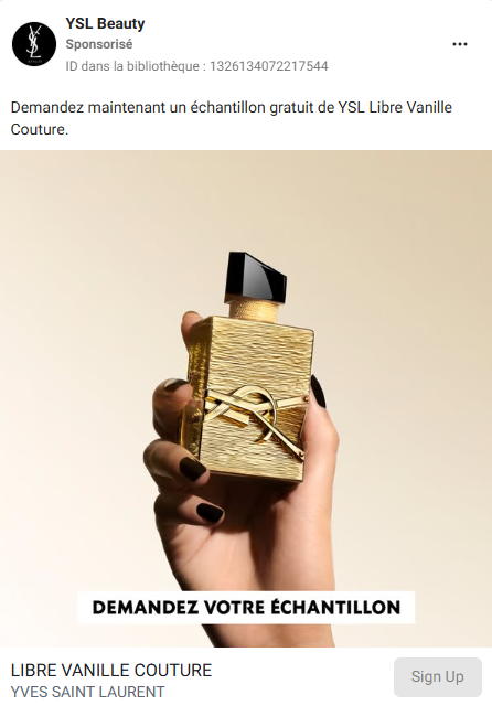 parfum Libre Vanille Couture YSL