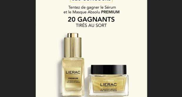20 lots de produits de soins Lierac offerts