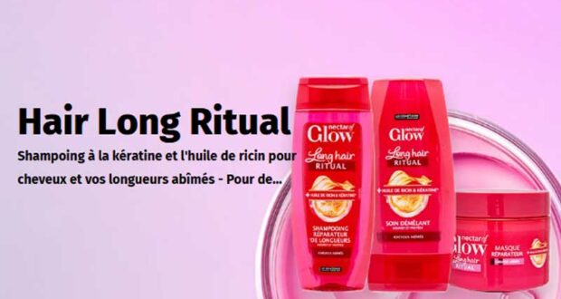 300 Routines Hair Long Ritual de nectar of glow à tester