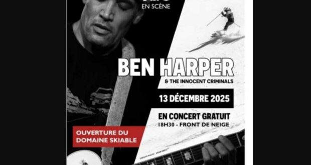 Concert gratuit de Ben Harper & The Innocent Criminals