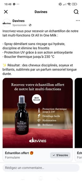 Lait Multi-fonctions OI All in One Milk de Davines