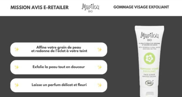30 Gommages Visage Exfoliants Marilou Bio à tester
