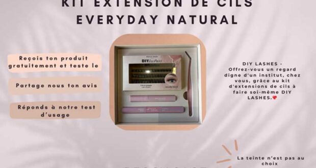 60 Kit extension de Cils Everyday Natural Peggy Sage à tester