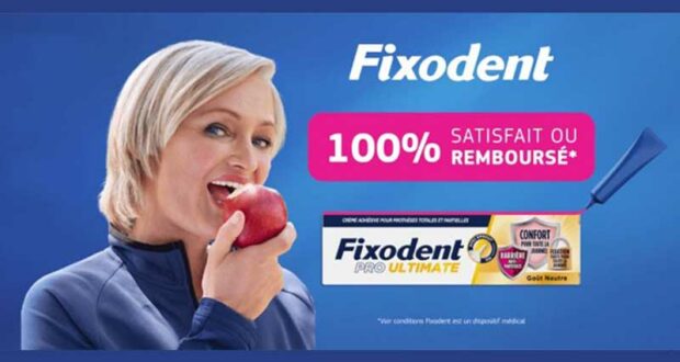 Crème Fixative Pro Ultimate Fixodent 100% Remboursé